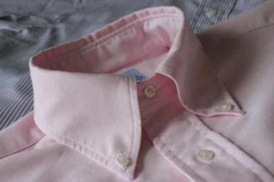 Traditional Buttondown Straight Collar Shirts Egyptian Cotton 